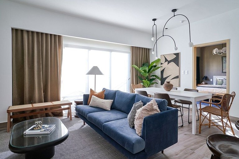 Cozy 1BR near Blue Mall with pool and fast wifi in Piantini