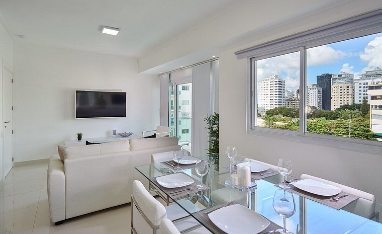 Classy 1BR | wifi * Downtown | Piantini