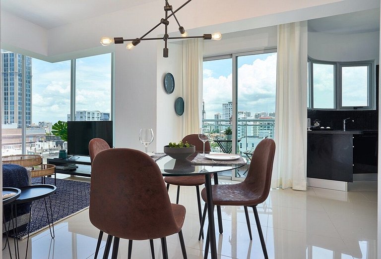 Getaway 1BR-WiFi-AC-View-Gym-BlueMall-YellowKey