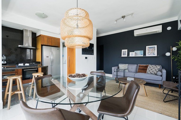 ★RooftopPool-GYM-WiFi-1BR-AC-CityCenter-YellowKey★