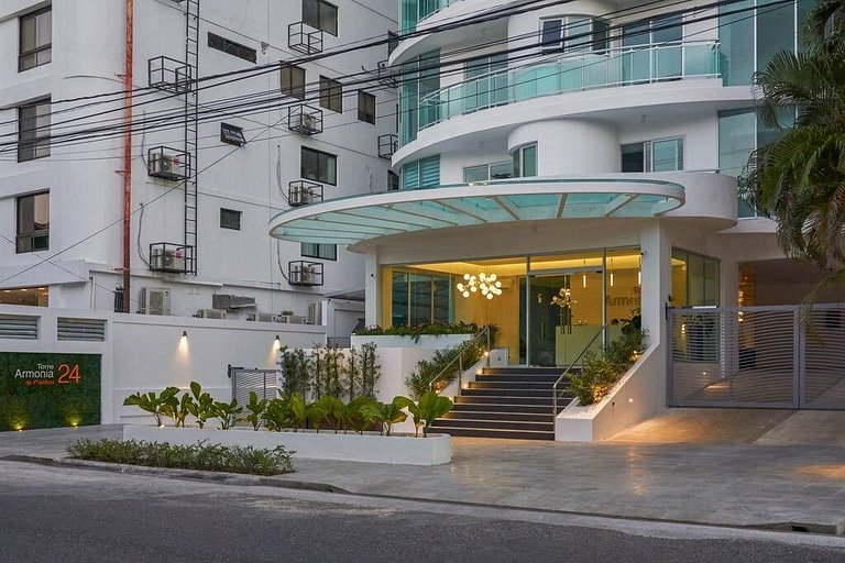 1BR apart, A/C, Wifi, Smart tv*Piantini-YellowKey