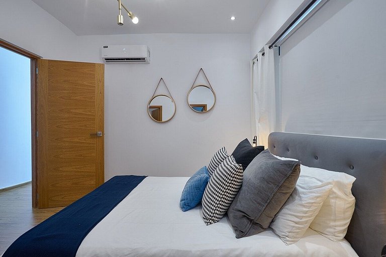 1BR apart, A/C, Wifi, Smart tv*Piantini-YellowKey
