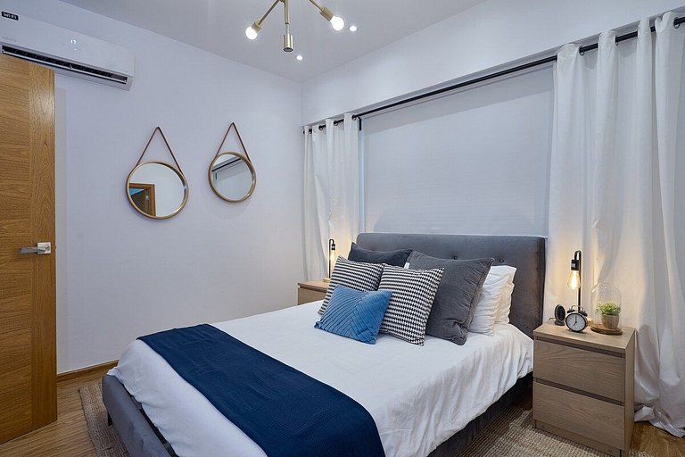1BR apart, A/C, Wifi, Smart tv*Piantini-YellowKey