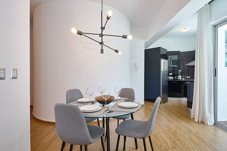 1BR apart, A/C, Wifi, Smart tv*Piantini-YellowKey