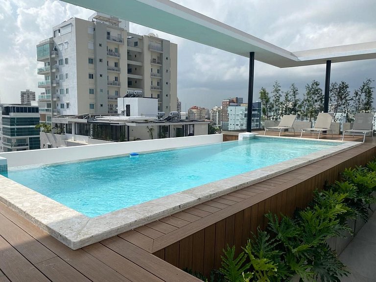 *Pool*Modern & Comfy 1BR ROOF TOP, naco|YellowKey*
