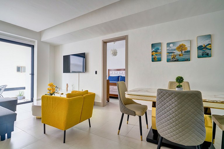 Skyline Escape in Evaristo – 2BR w/ Sea Views & Rooftop Infi