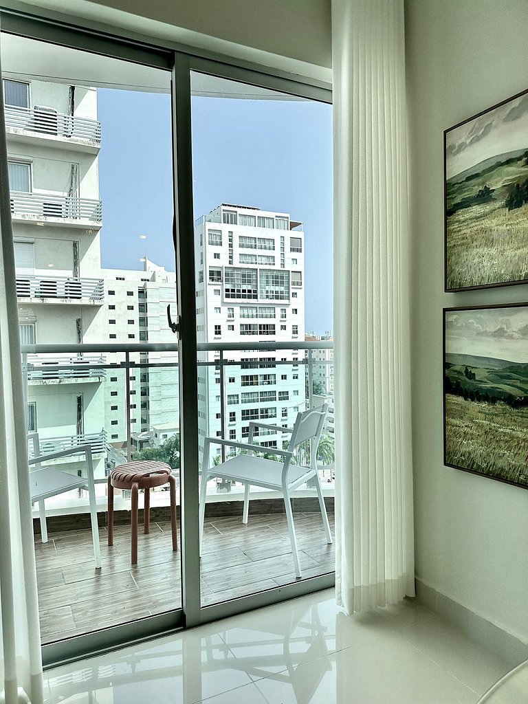 1BR apart, A/C, Wifi, Smart tv*Piantini-YellowKey