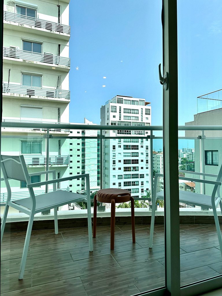 1BR apart, A/C, Wifi, Smart tv*Piantini-YellowKey