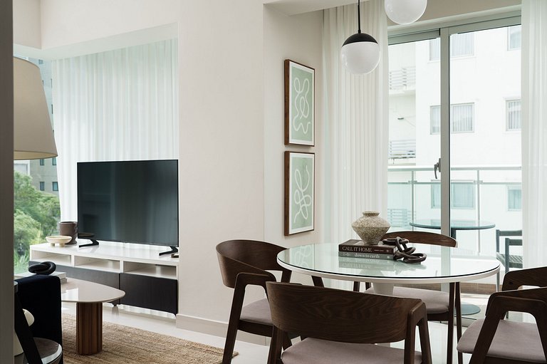 1BR Unit C6, A/C, Wifi, SmartTV-Piantini-YellowKey