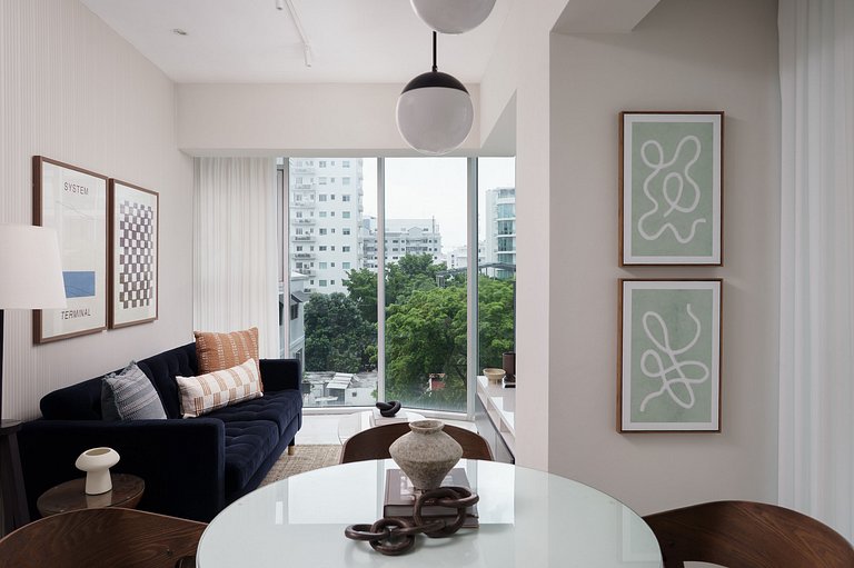 1BR Unit C6, A/C, Wifi, SmartTV-Piantini-YellowKey