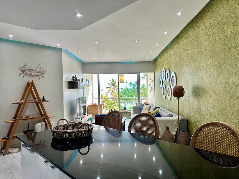 Beachfront 2BR Escape | Sea & Pool Views | Juan Dolio – By Y