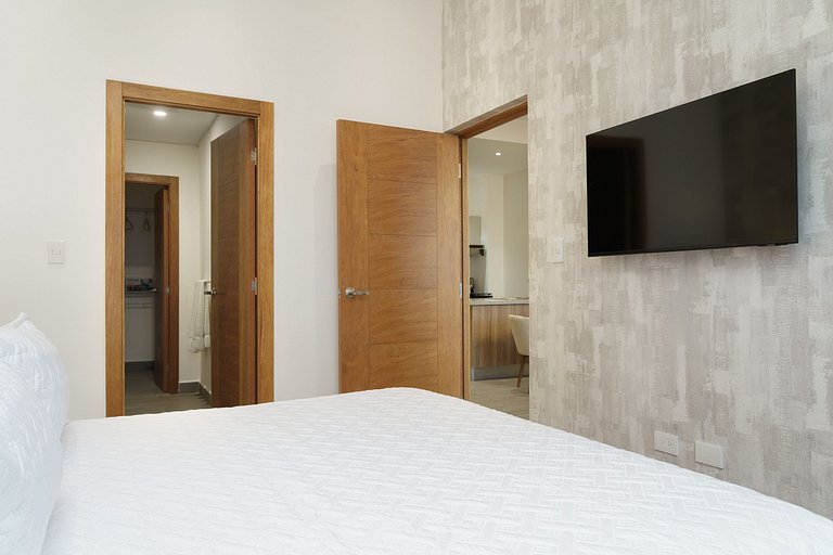 1BR*King|Plaza Paseo 27+Rooftop| Yellowkey