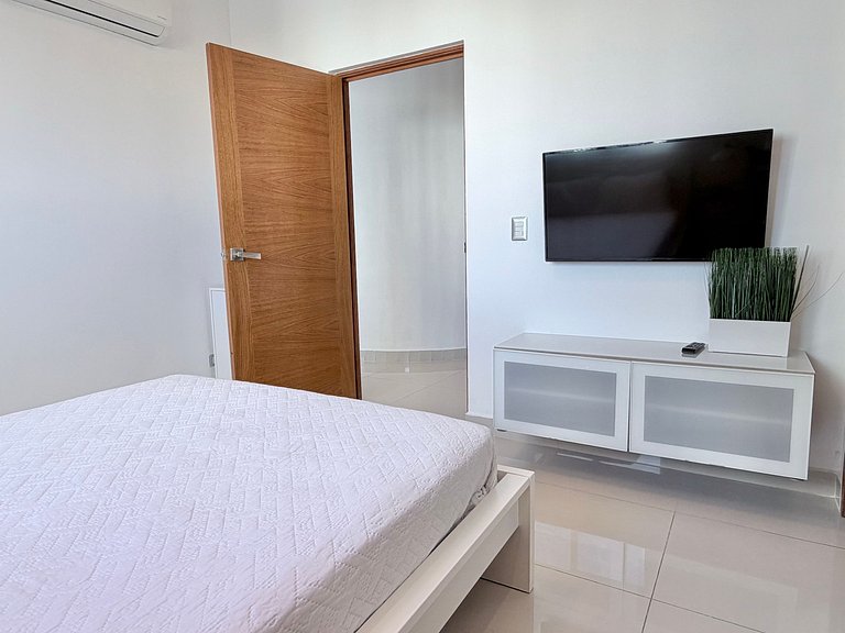 1BR apart, A/C, Wifi, Smart tv*Piantini-YellowKey