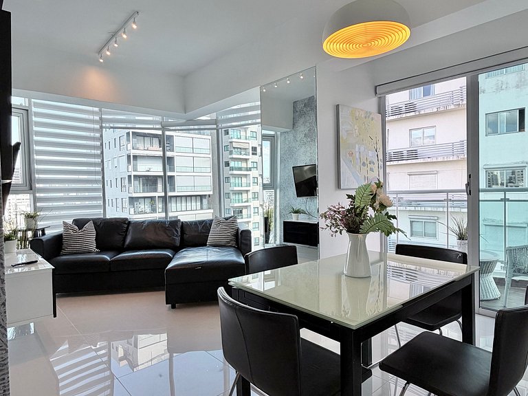 1BR apart, A/C, Wifi, Smart tv*Piantini-YellowKey