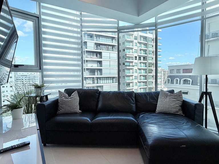 1BR apart, A/C, Wifi, Smart tv*Piantini-YellowKey