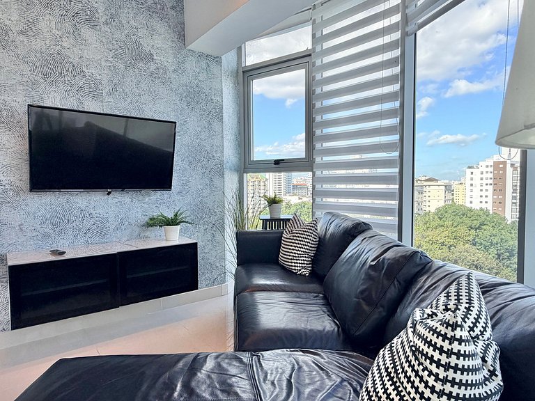 1BR apart, A/C, Wifi, Smart tv*Piantini-YellowKey