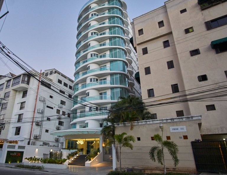 Yellowkey|Piantini Loft|Gym *Fast Wi-Fi*