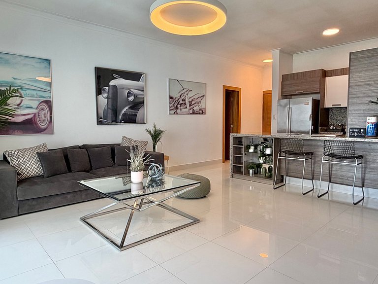 Stunning one-bedroom with pool, and gym - YK