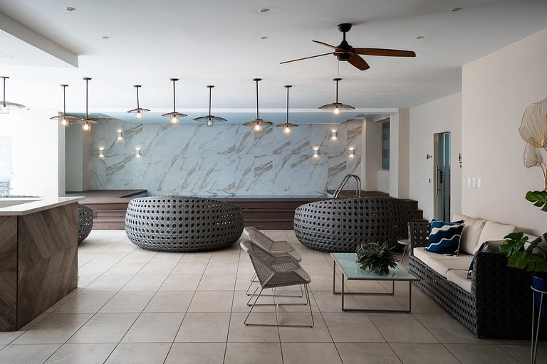 Stunning one-bedroom with pool, and gym - YK