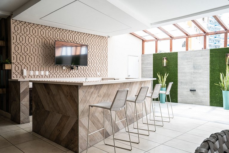 Stunning one-bedroom with pool, and gym - YK