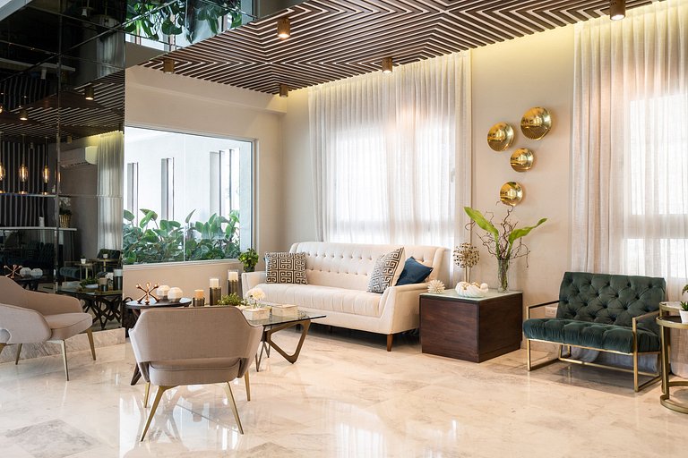 Stunning one-bedroom with pool, and gym - YK