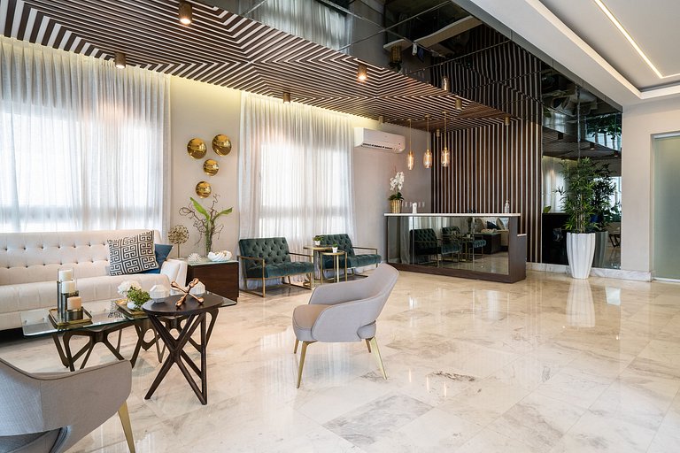 Stunning one-bedroom with pool, and gym - YK