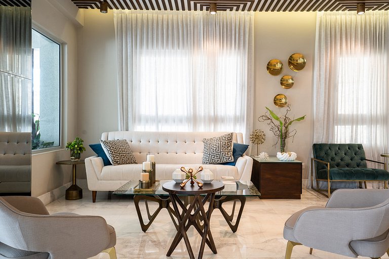Stunning one-bedroom with pool, and gym - YK