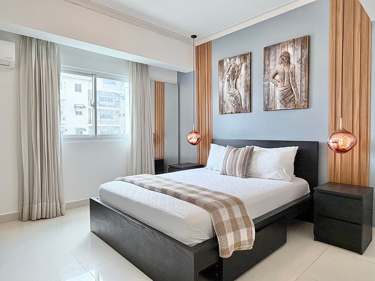 Comfy 1BR Apartment Near Blue Mall - Piantini Yellowkey