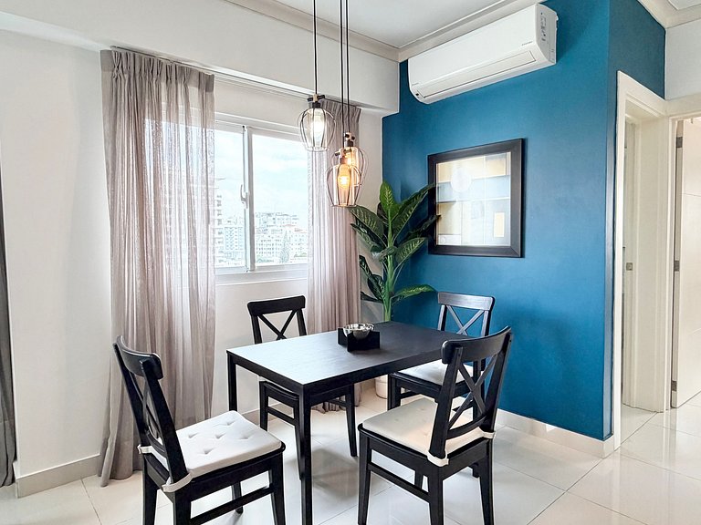 Comfy 1BR Apartment Near Blue Mall - Piantini Yellowkey
